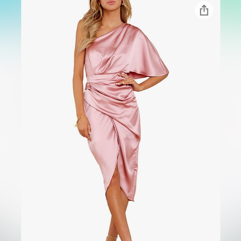 Pink cocktail dress from Amazon